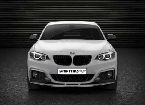 BMW M Performance Frontaufsatz schwarz matt