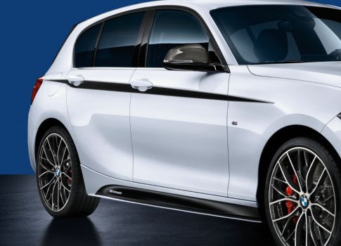 BMW M Performance Seitenschwelleraufsatz schwarz matt
