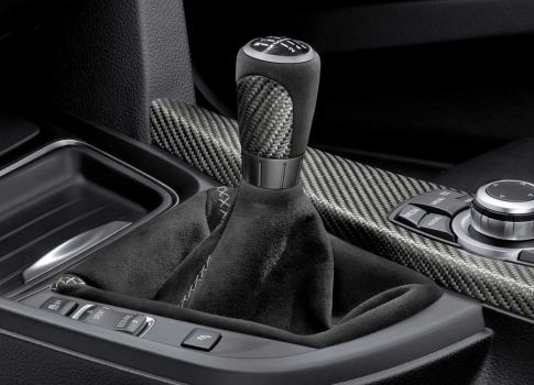 BMW M Performance Schaltknauf Carbon mit Alcantarabalg
